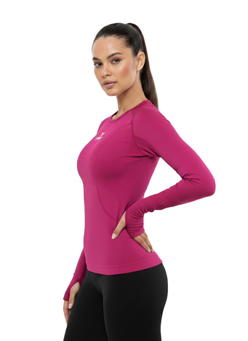Sweatshirt W D19083 FUCHSIA  | L — view 2