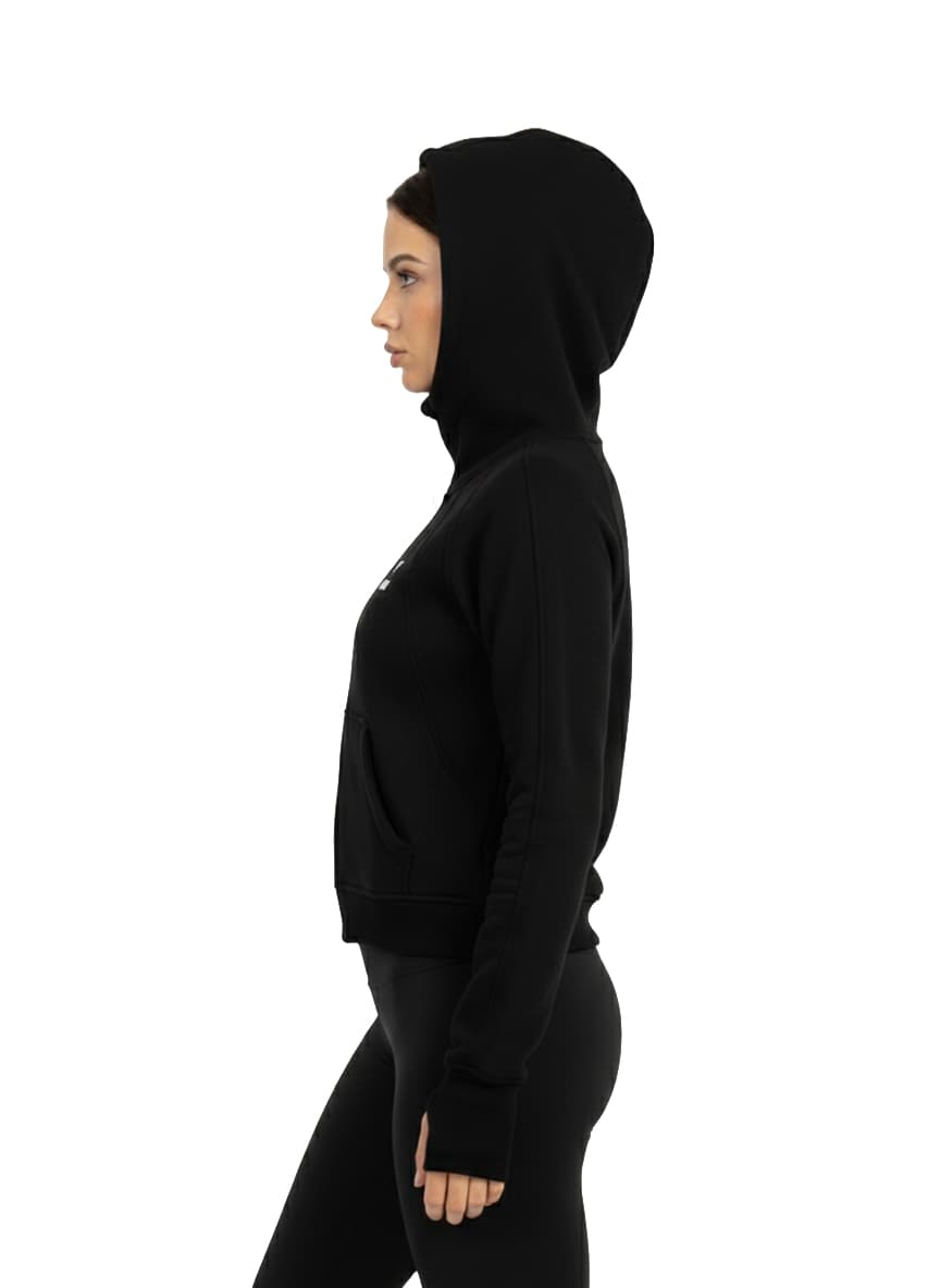 Hoodie W WW017 BLACK ,S — view 2