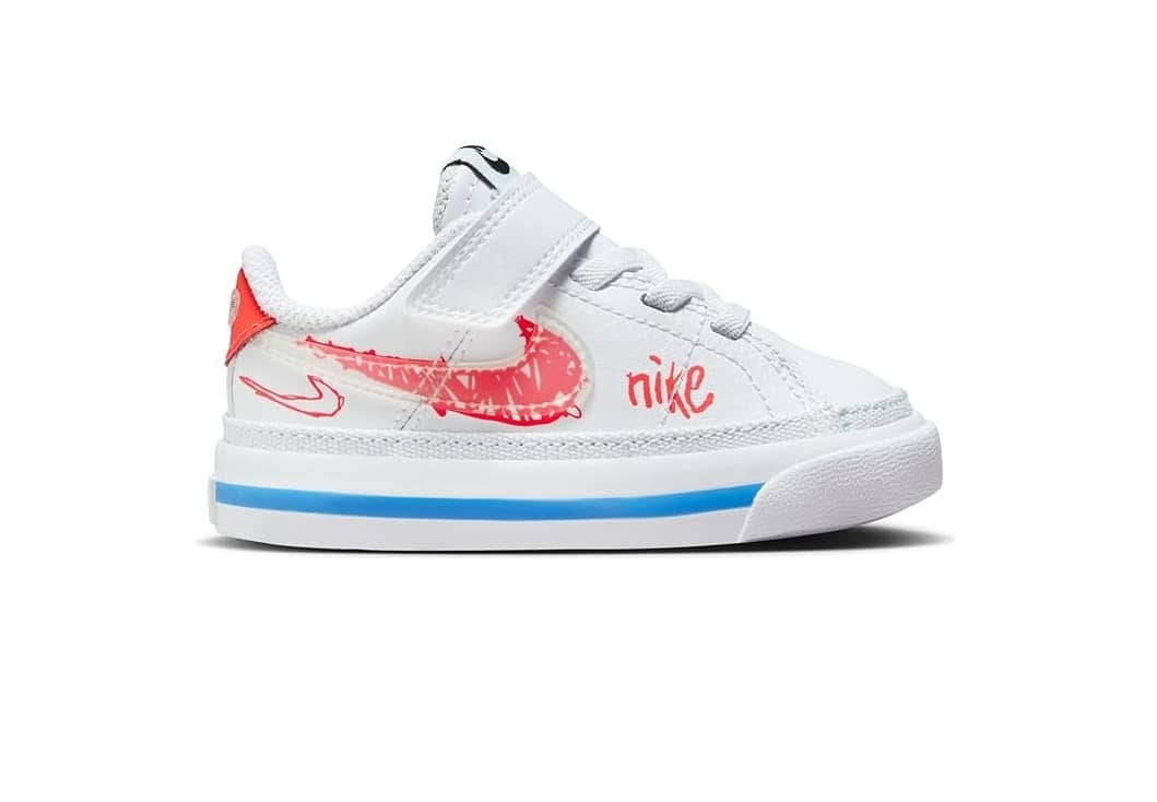 Nike Court Legacy lils (TVD) FB7781100 white&blue&red | 21