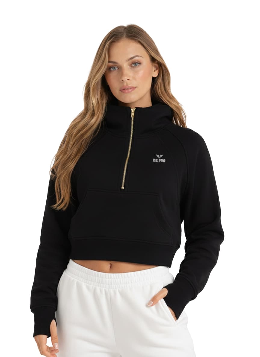 Sweatshirt W D25131 BLACK ,M