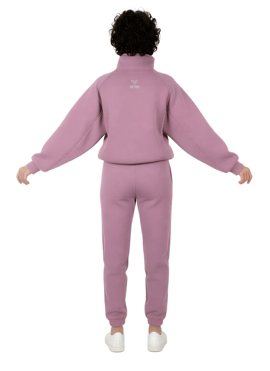 Set W Fleece W002 PINK | S — view 2