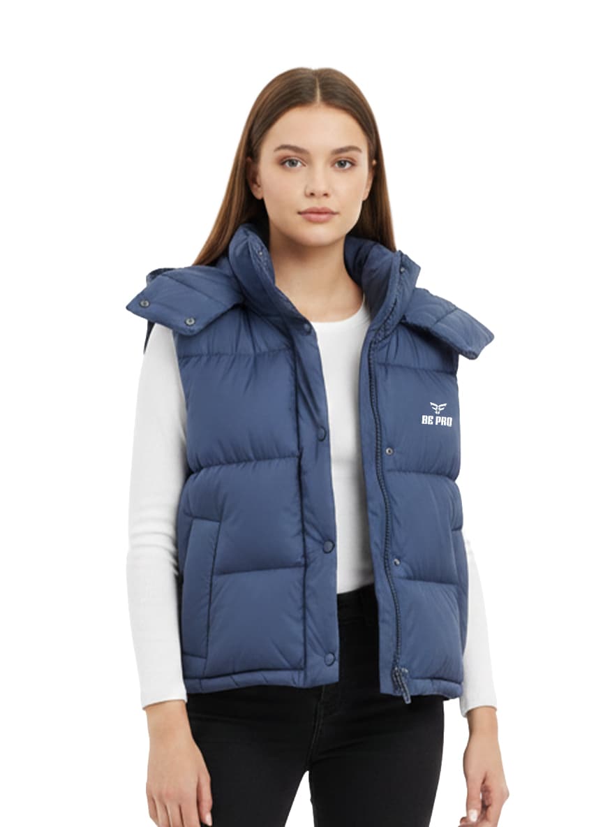 Gilet W D25143 NAVY ,XS — view 3