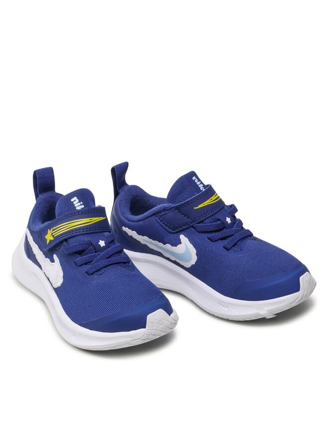 Nike K DD0750 400 Runner 3 NAVY.WHITE | 31.5