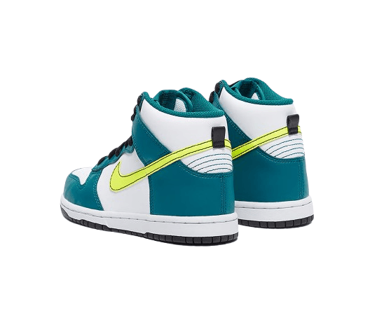 Nike Dunk High (PS)  white&navy | 29.5 — view 3