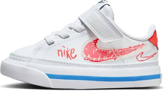 ⁨Nike Court Legacy lils (TVD) FB7781100 white&blue&red | 21⁩ — الصورة 4