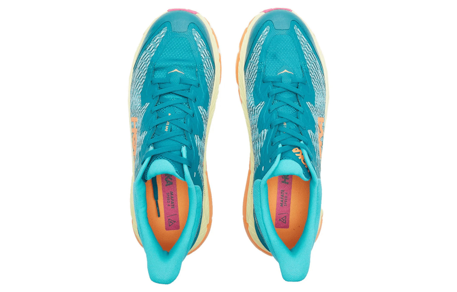 Hoka M MAFATE SPEED 4 930/DLCR Blue&yellow | 42 — view 3