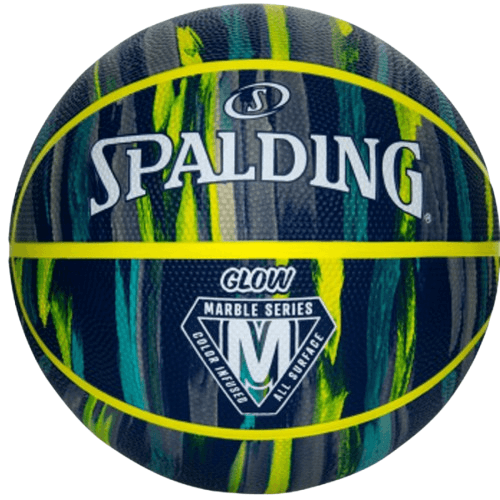 Spalding Basketball Glow Blue&Yellow Size 7