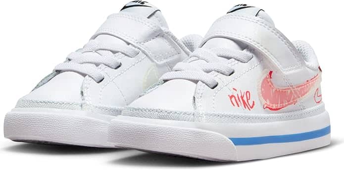 ⁨Nike Court Legacy lils (TVD) FB7781100 white&blue&red | 21⁩ — الصورة 3