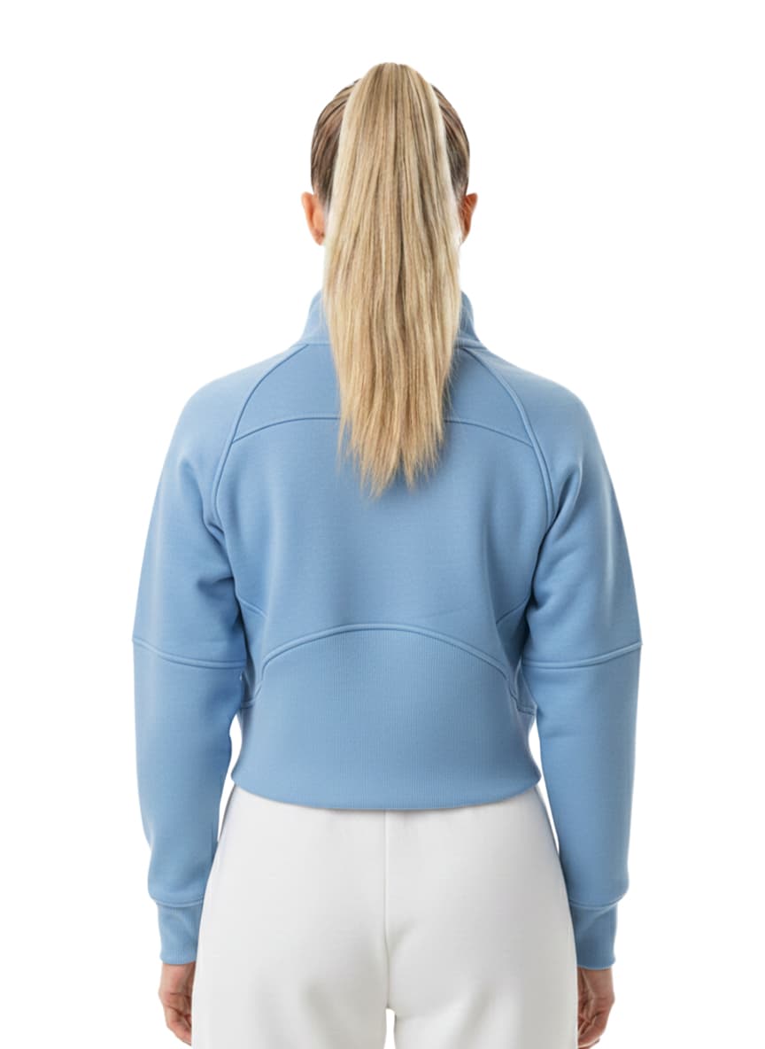 Sweatshirt W D25131 BLUE ,S — view 2
