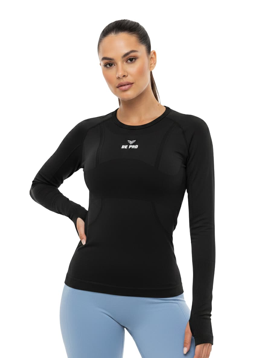 Sweatshirt W D19083 BLACK | XS — view 1