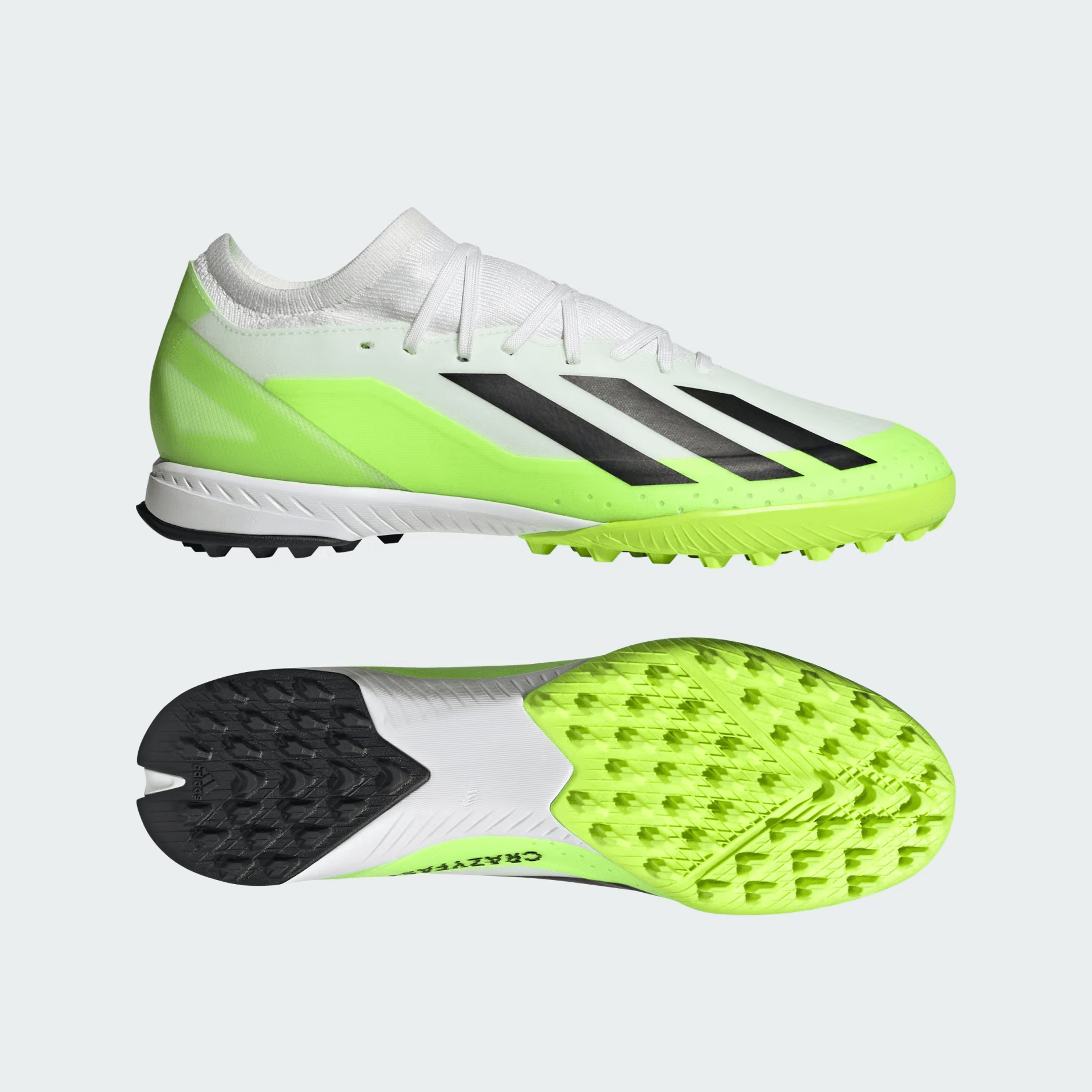 Adidas X Crazyfast 3 TF J, w+Yel , 35.5 — view 3