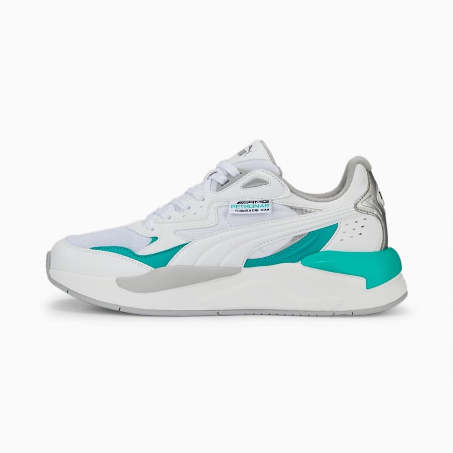Puma M 307136 06 Mercedes X-Ray WHITE.GREEN | 42.5 — view 1