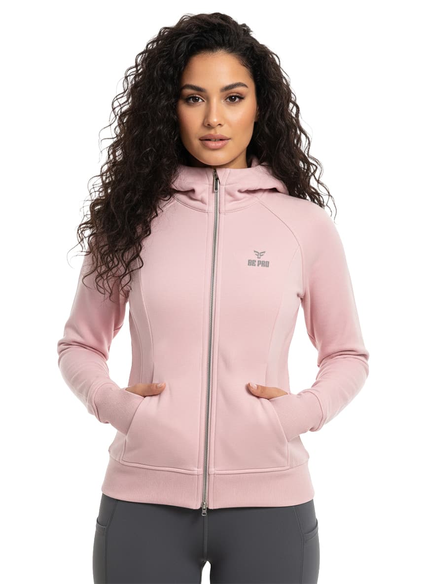 ⁨Hoodie W DJ028 PINK ,M⁩ — الصورة 2