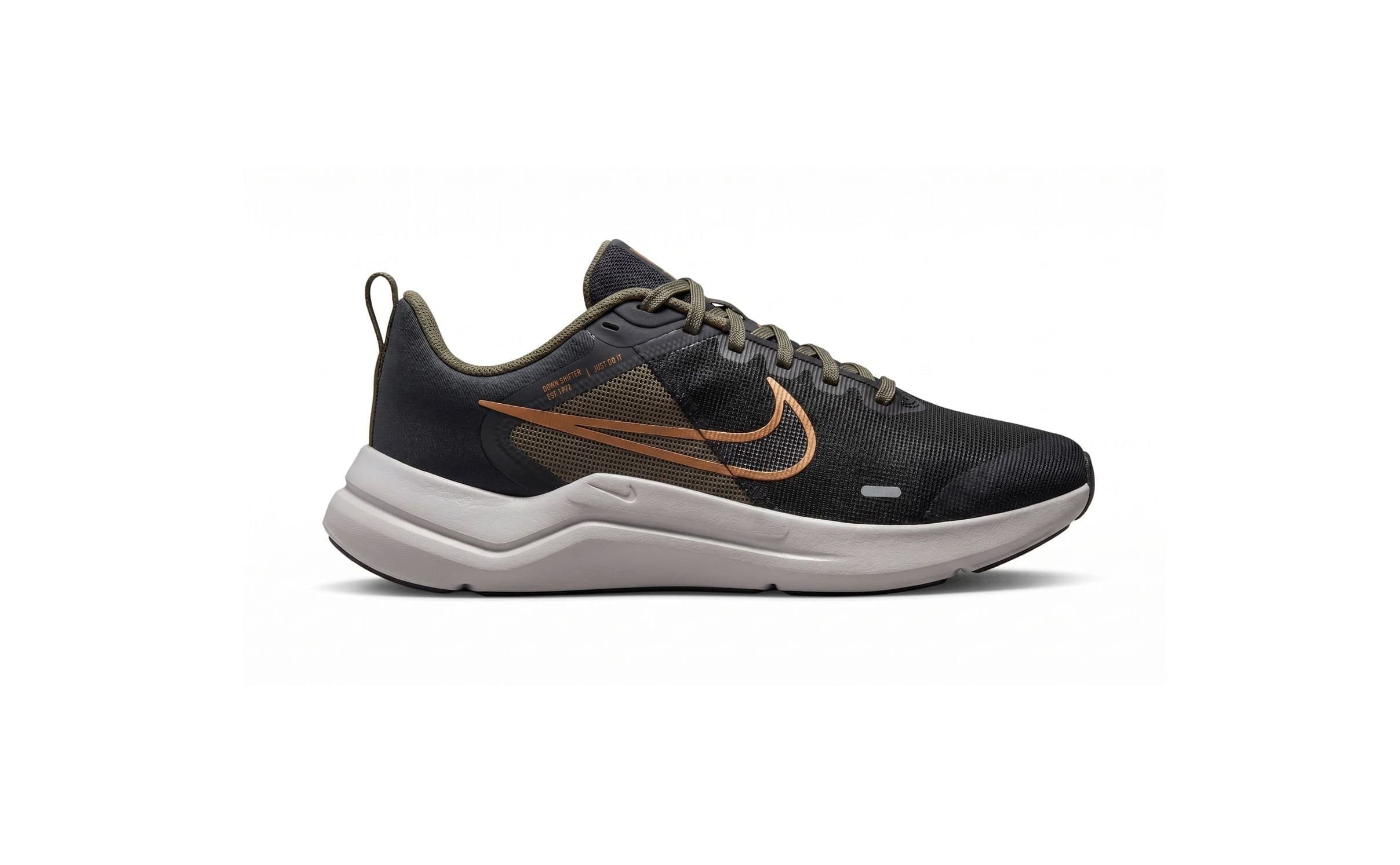 ⁨Nike W DownShifter 12 DD9294-008 BLACK.ARMY.GOLD | 36.0⁩ — الصورة 1