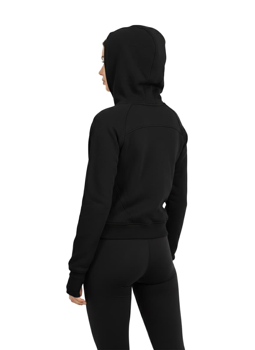 Hoodie W WW017 BLACK ,S — view 3