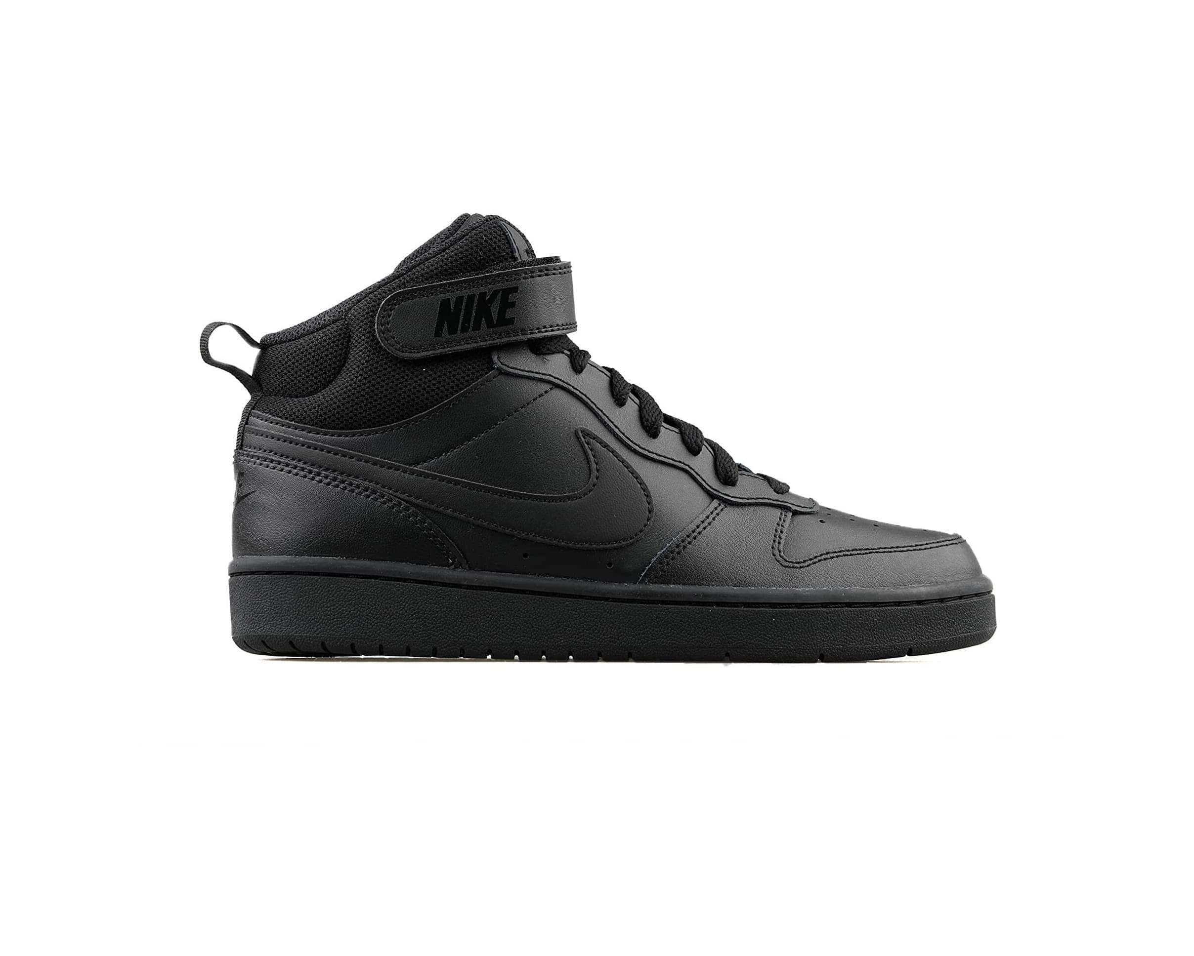 Nike Court Borough Mid 2 (GS) CD7782 001 Black | 38 — view 1