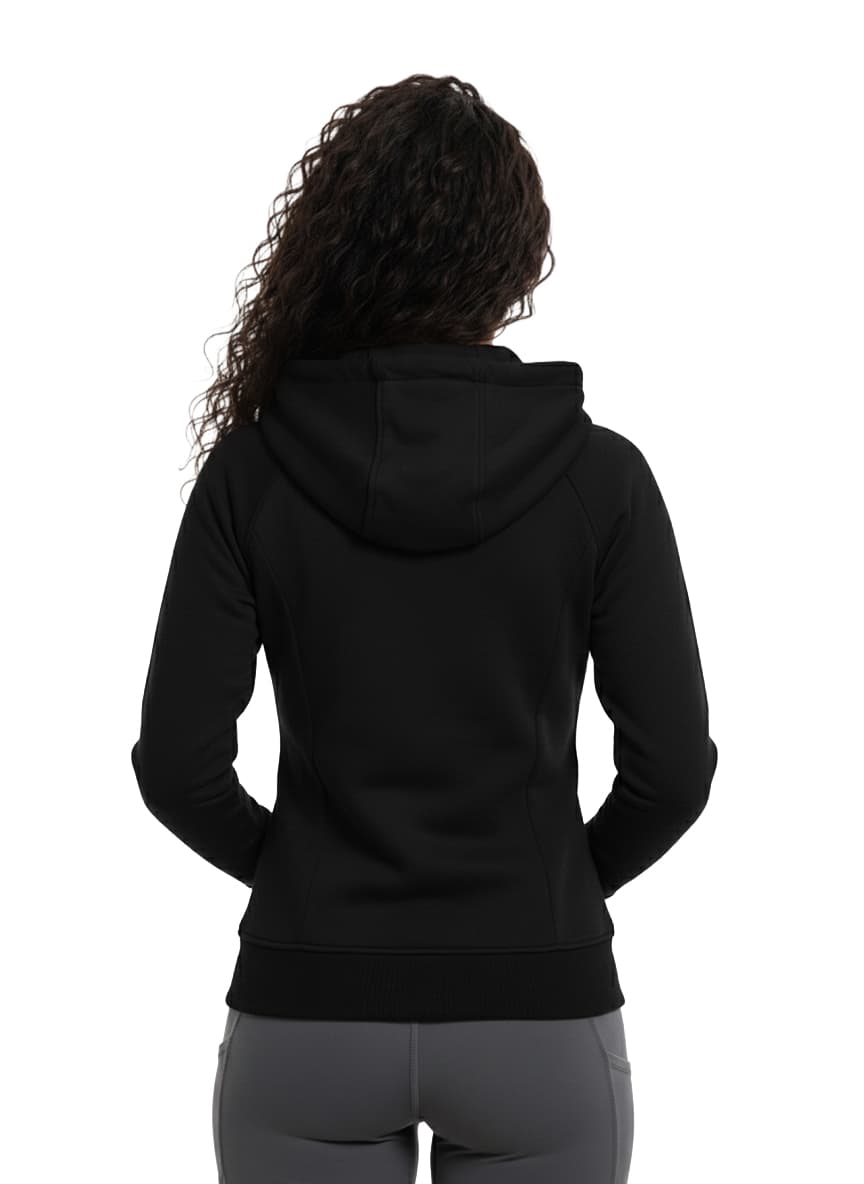 Hoodie W DJ028 BLACK | XS — view 2