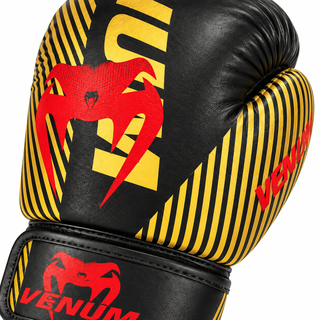 Venum Boxing Gloves BLACK&GOLD&RED — view 2