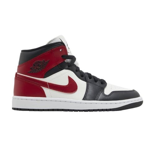 Jordan M BQ6472 160 Air Jordan 1 Mid WHITE.BLACK.RED | 44.5