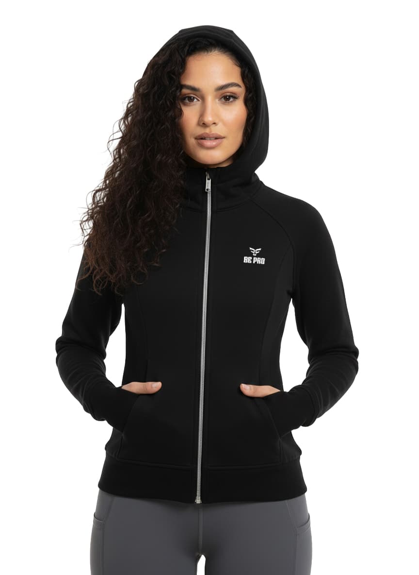 Hoodie W DJ028 BLACK | XS