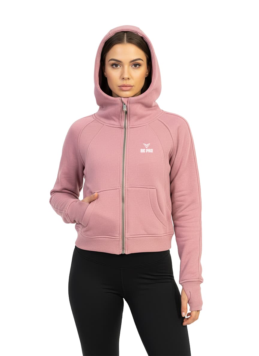 Hoodie W WW017 PINK ,M