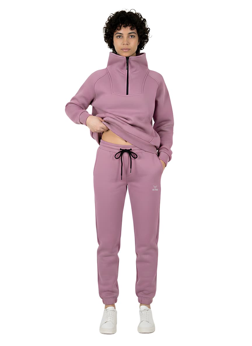 Set W Fleece W002 PINK | L