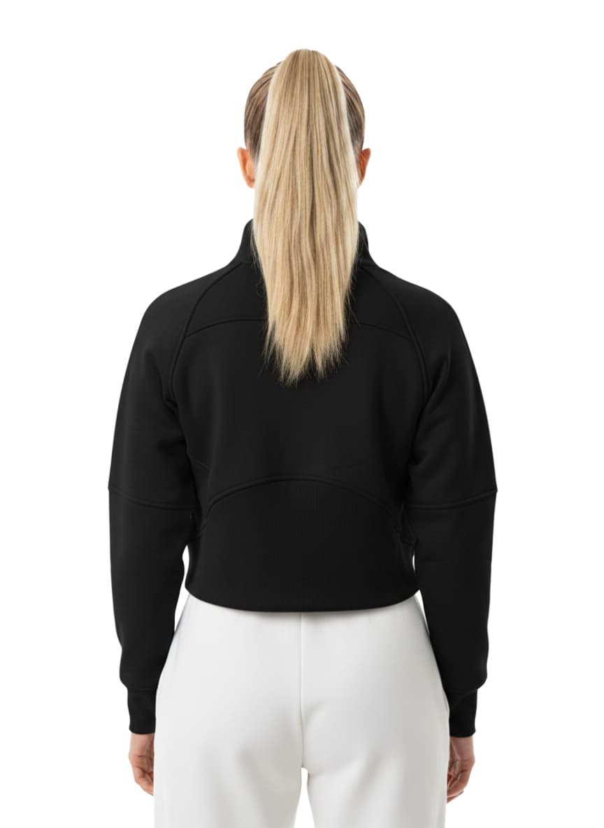 ⁨Sweatshirt W D25131 BLACK ,S⁩ — الصورة 3